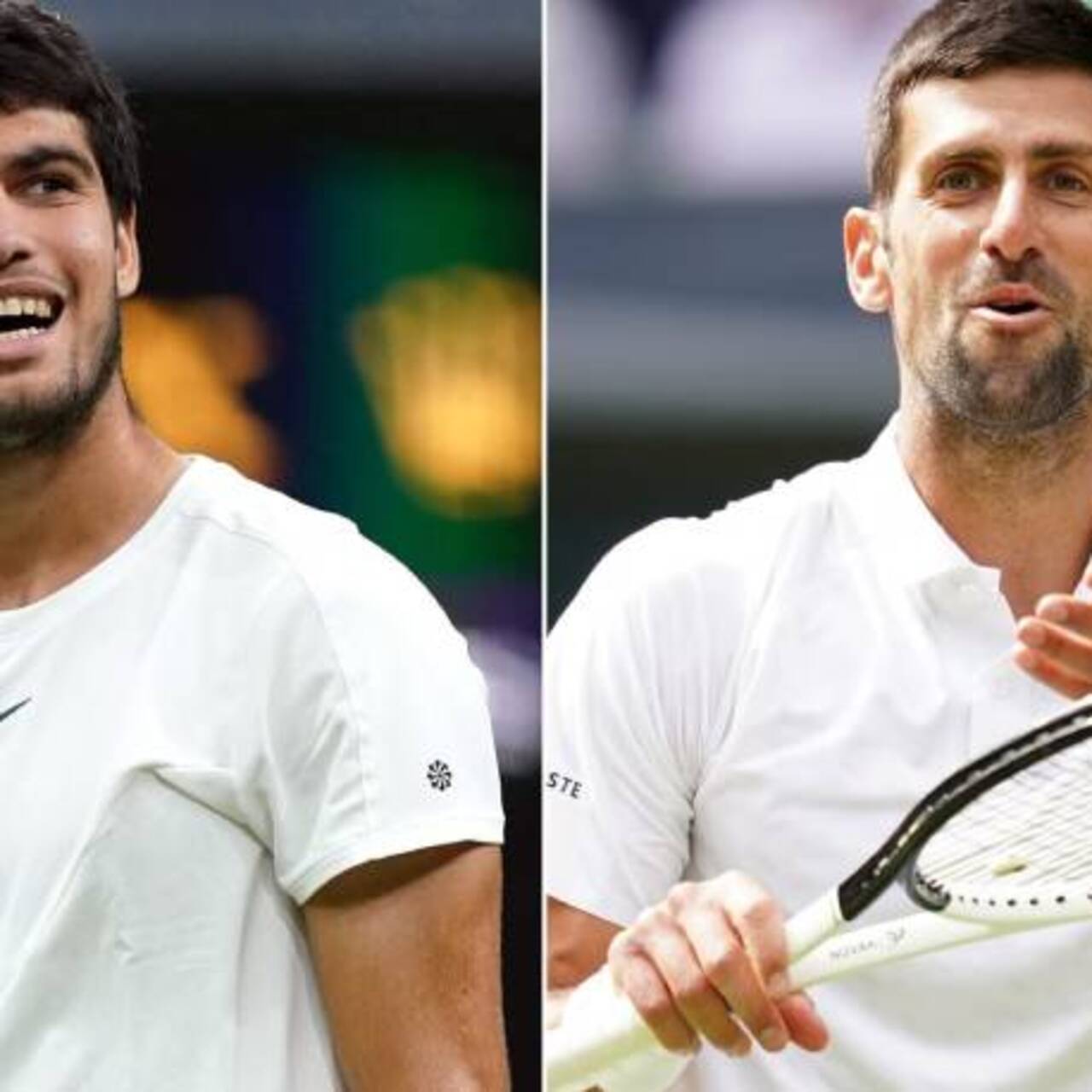 When will Carlos Alcaraz Novak Djokovic’s tennis match take place?
